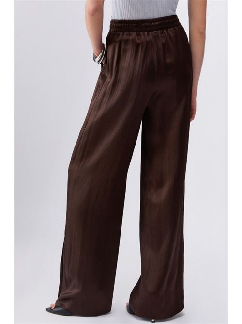 Satin trousers with slits Liu Jo | CA6147T450A.P9576